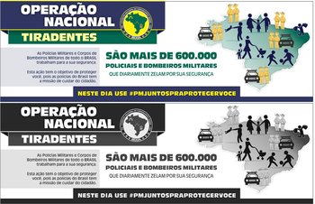 Operação conjunta entre Bombeiros e Policiais termina no dia 22 alt