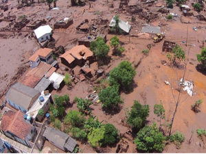 casas ficaram destruidas