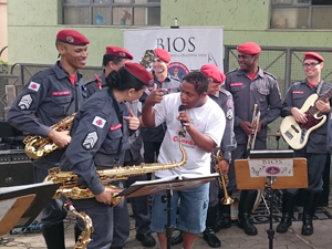 As apresentações da BIOS são interativas e levam o universo do Corpo de Bombeiros por meio da música alt