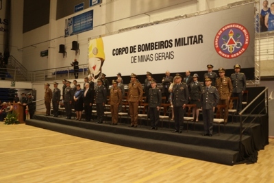 Comandante-Geral do CBMMG e demais autoridades