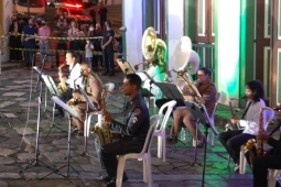 6ª Cia Ind BM integra banda do 3ºBPM em homenagem aos 118 anos de Juscelino Kubitschek