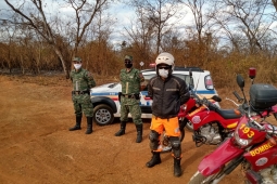CBMMG e PM Ambiental realizam monitoramento preventivo contra de incêndios na Serra do Mel