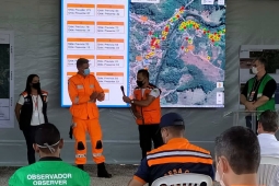Bombeiros realizam simulado de Rompimento de Barragens
