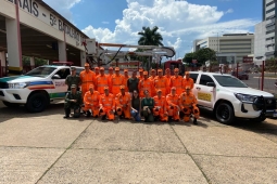 CBMMG realiza curso pioneiro ministrado pelo IBAMA