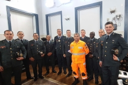 Comandante do 4ºBBM recebe medalha na Câmara Municipal de Juiz de Fora