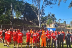 Inauguração do campo de futebol e trilhas do CTP