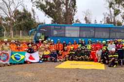 Militares do CBMMG participam de treinamento no Chile
