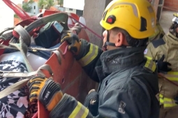 Bombeiros de Montes Claros realizam simulado de combate a incêndio urbano e salvamento em altura