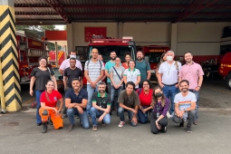 Bombeiros realizam treinamento de Formação de Brigada
