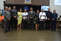 Câmara Municipal de Vereadores de Montes Claros homenageia militares do CBMMG