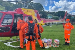 CBMMG e COMPDEC atuam de forma conjunta na cidade de Santa Efigênia de Minas