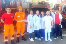 Bombeiros participam de campanha de vacinação institucional em Divinópolis