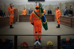 7ª Cia Ind realiza solenidade de passagem de comando