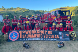 2ª Cia de Teófilo Otoni realiza o 1º Workshop de Salvamento Veicular