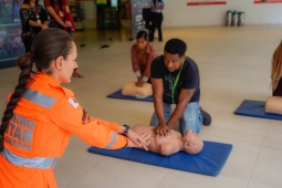 Dia Mundial da Saúde: CBMMG participa de ações na CAMG