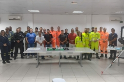 Bombeiros treinam integrantes da Rede Integrada de Emergência