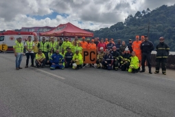 Bombeiros de Barbacena realizam simulado de acidente com múltiplas vítimas