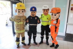 Bombeiros de Governador Valadares participam do Dia D em campanha preventiva