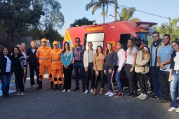 Bombeiros de Oliveira participam da Semana de Prevenção às Drogas