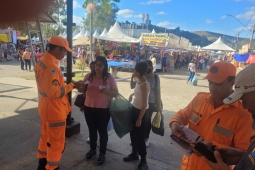 Bombeiros de São Lourenço realizam atividade para prevenir as queimadas