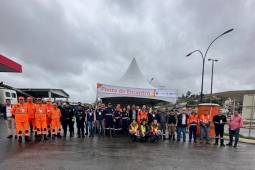 Bombeiros de Juiz de Fora participam de simulado de evacuação