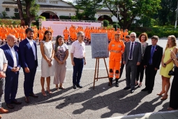 Primeira placa em homenagem às vítimas da tragédia em Brumadinho é inaugurada pelo Governador na Academia de Bombeiros Militar