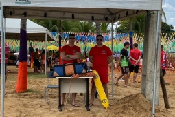 Militares de Janaúba vistoriam parque de exposições que recebe o Carnaval da cidade