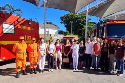 CBMMG recebe visita de coordenadores do Projeto Valorização Profissional da Senasp e de docentes e discentes da UFMG