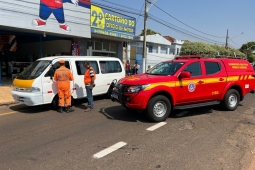 Bombeiros participam de blitz educativa na cidade de Campina Verde