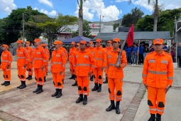 Veja como foi a troca do Pavilhão Nacional