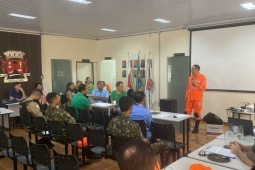 5ª Cia Ind promove alinhamento das ações de defesa civil para o período chuvoso