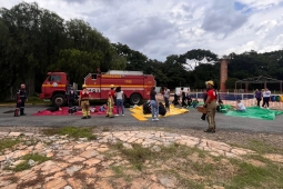 Bombeiro e SAMU realizam simulado de ocorrências com múltiplas vítimas