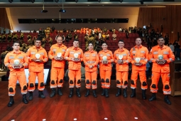 Mais uma equipe de bombeiros é agraciada com Troféu Guardiões Mineiros