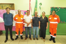 Bombeiros participam da formação de brigadas orgânicas em Escola Cívico-Militar