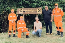 Comando do 8º BBM visita Parque Estadual de Campos Altos