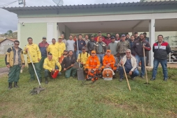 Bombeiros de São Lourenço capacitam brigadistas de Caxambu e Baependi