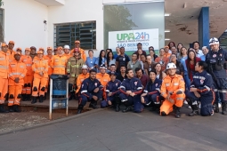 CBMMG realiza simulado de evacuação na UPA São Benedito em Uberaba