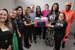 CBMMG entrega donativos à Casa da Mulher Mineira e reforça compromisso com a proteção às vítimas de violência