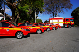 MPMG realiza entrega de 15 viaturas ao Corpo de Bombeiros Militar de Minas Gerais