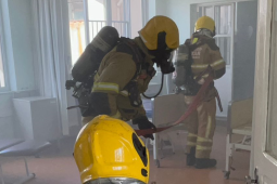 Corpo de Bombeiros Militar realiza simulado de evacuação hospitalar