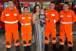 Troca de comando no Pelotão de Bombeiros de Coronel Fabriciano
