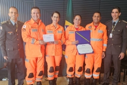 Projeto Bombeiros Sênior do CBMMG é premiado na Câmara dos Deputados em Brasília