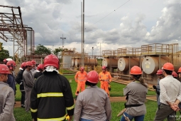 CBMMG participa de simulado de emergência na empresa FMC em Uberaba