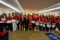 CBMMG participa da formatura da brigada de incêndio do TJMMG