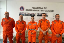 CBMMG recebe visita técnica de bombeiros do Distrito Federal para intercâmbio de boas práticas