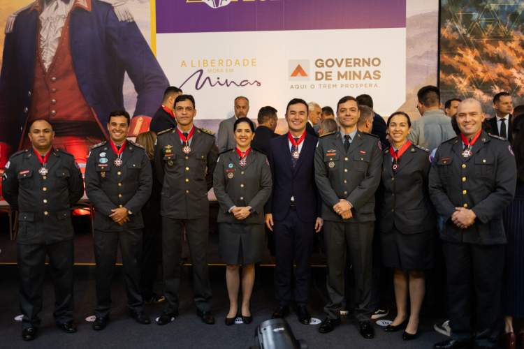 Corpo de Bombeiros Militar é homenageado na solenidade Medalha da Inconfidência 2026